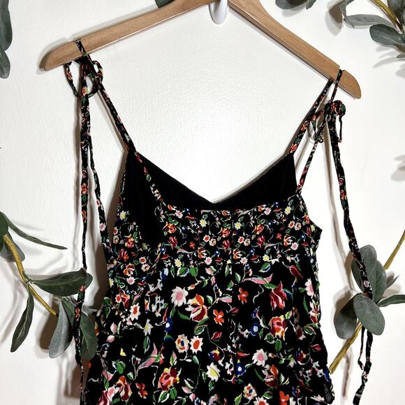 Club Monaco Suukyi Dress Tiered Midi Floral Dress LAST CALL - Picture 6 of 8